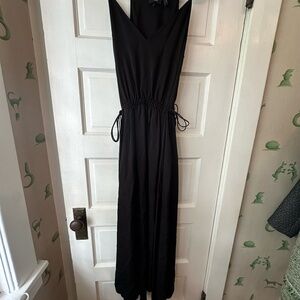 Theory size 4 floor length black gown